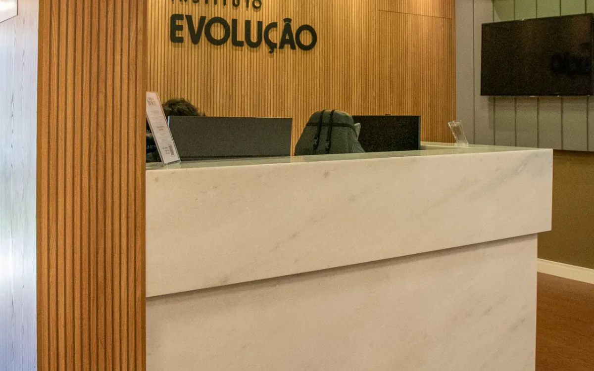Recepção do local de atendimento em Limeira-SP